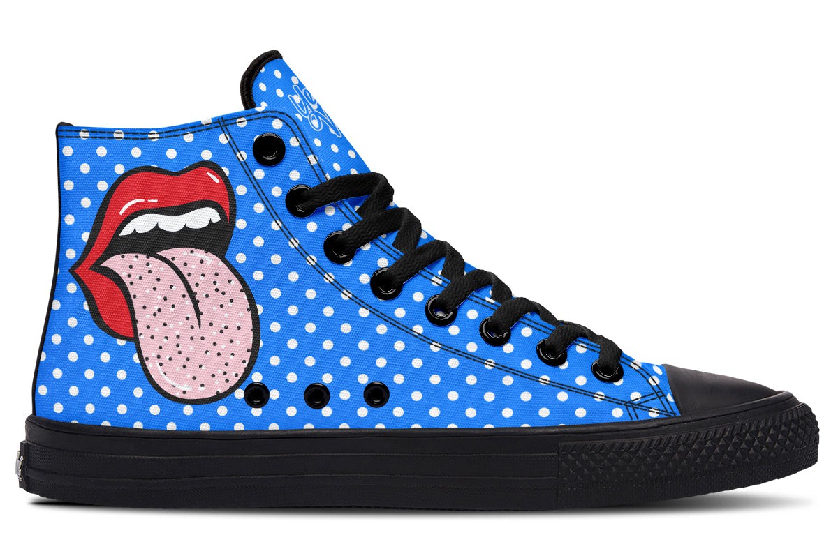 Immaculated Tongue Blue Whitedots