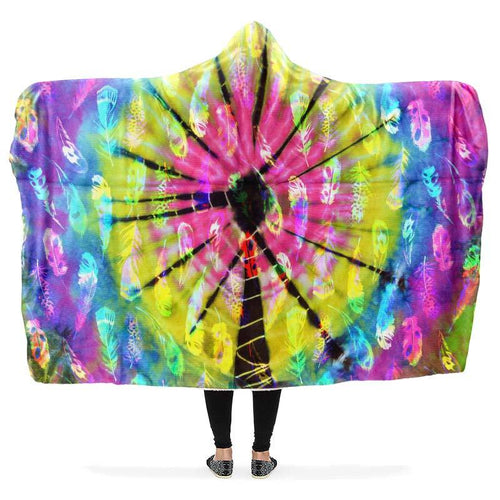Bohemian Tie Dye Feather