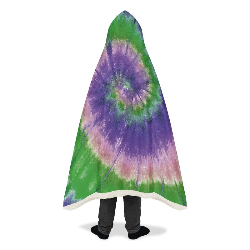 Purple Green Tie Dye