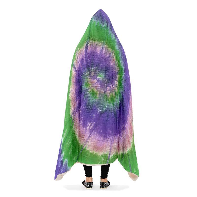 Purple Green Tie Dye