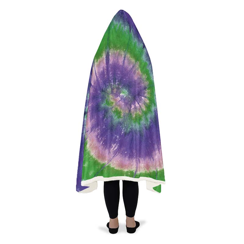 Purple Green Tie Dye