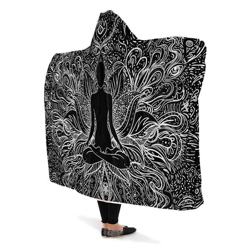 Yoga Lotus Black And White