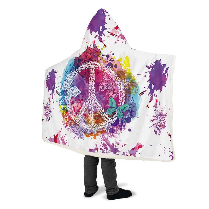 Colorful Peace and Butterflies