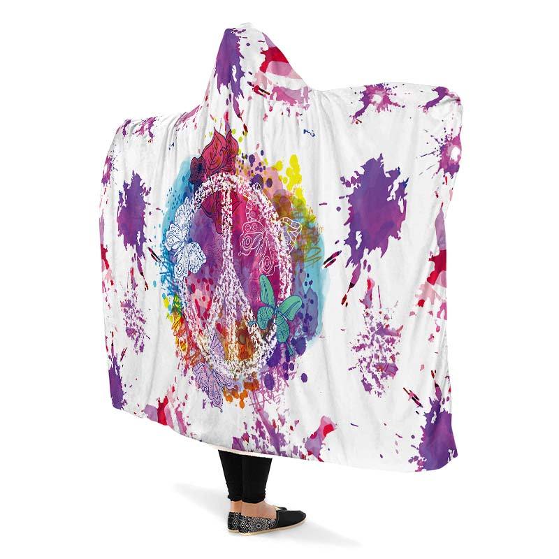 Colorful Peace and Butterflies