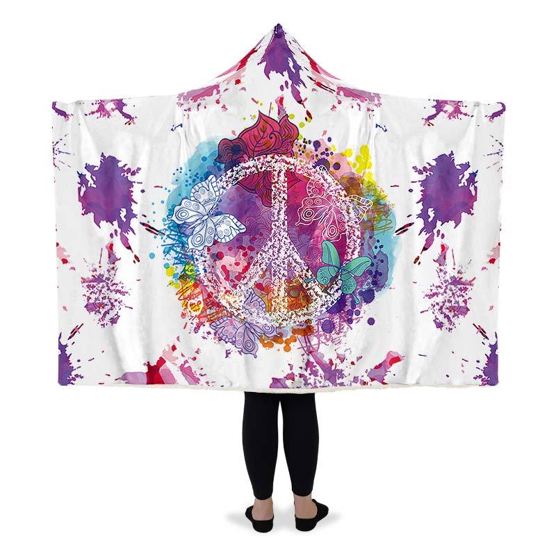 Colorful Peace and Butterflies