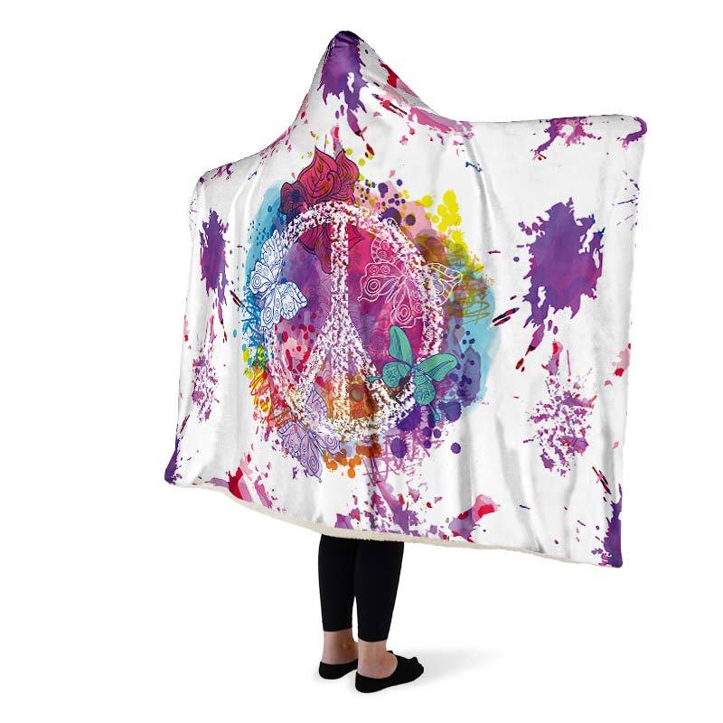 Colorful Peace and Butterflies