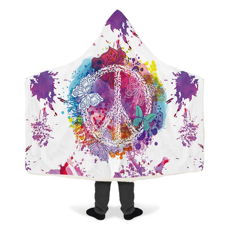 Colorful Peace and Butterflies