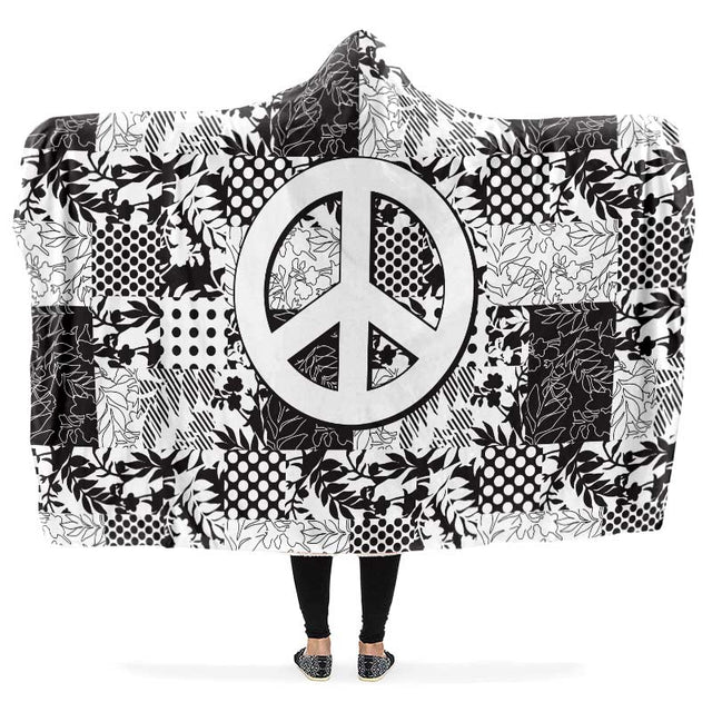 Peace Blackandwhite Flower
