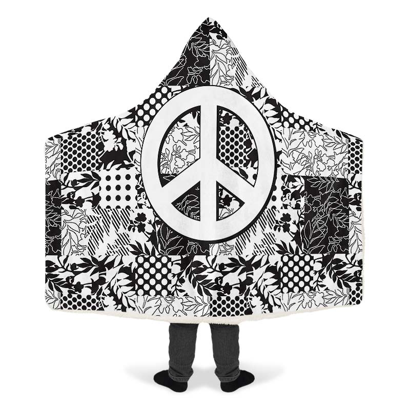 Peace Blackandwhite Flower