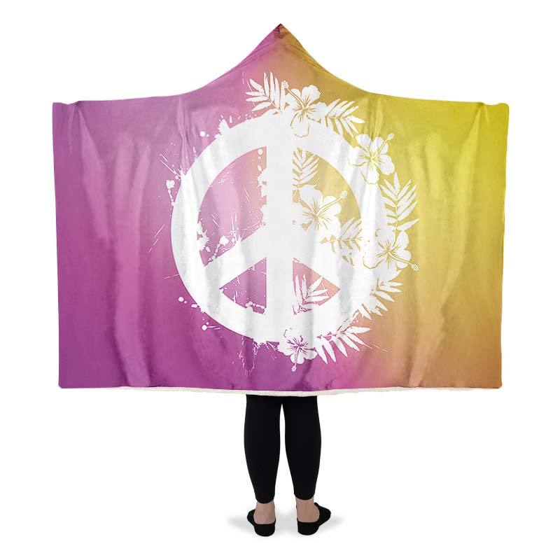 Peace Gradient Purple Yellow