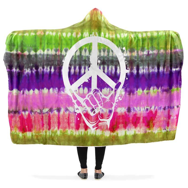 Tiedye Shaka Peace Green