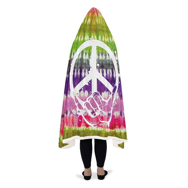 Tiedye Shaka Peace Green