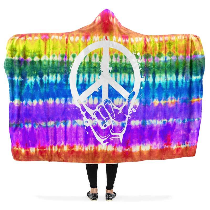 Tiedye Shaka Peace Orange