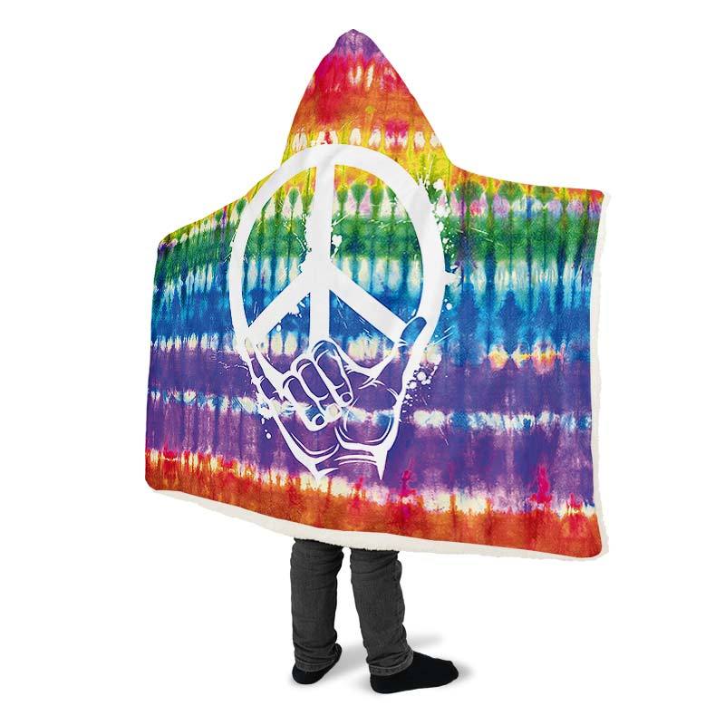 Tiedye Shaka Peace Orange