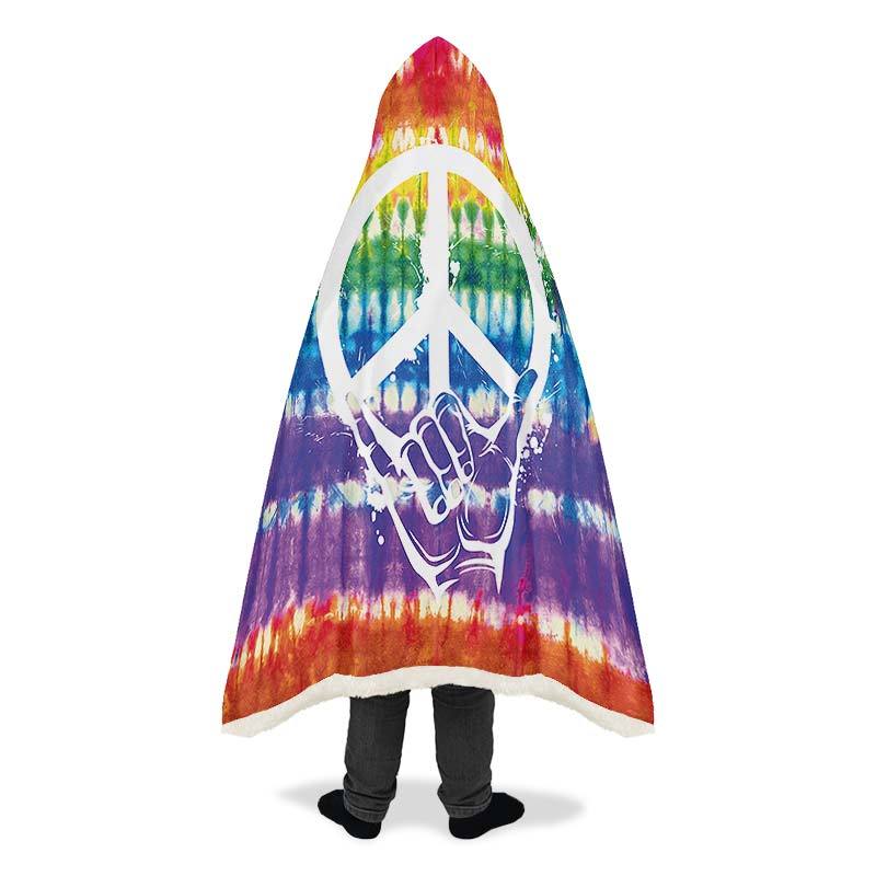 Tiedye Shaka Peace Orange