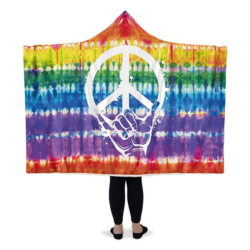 Tiedye Shaka Peace Orange