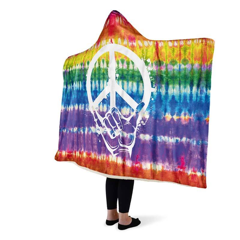 Tiedye Shaka Peace Orange