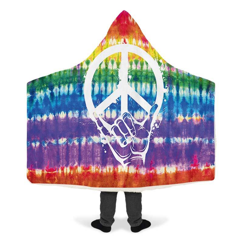 Tiedye Shaka Peace Orange