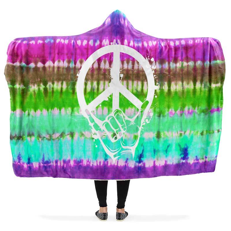 Tiedye Shaka Peace Violet