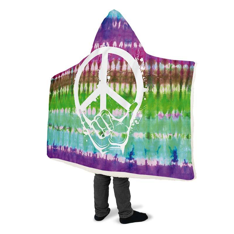 Tiedye Shaka Peace Violet