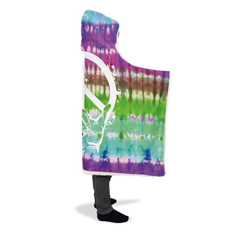 Tiedye Shaka Peace Violet