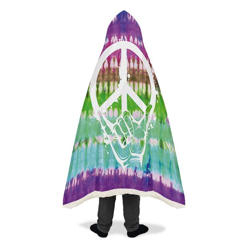 Tiedye Shaka Peace Violet