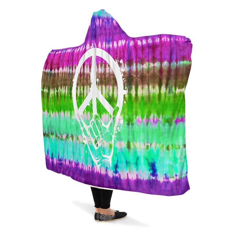 Tiedye Shaka Peace Violet