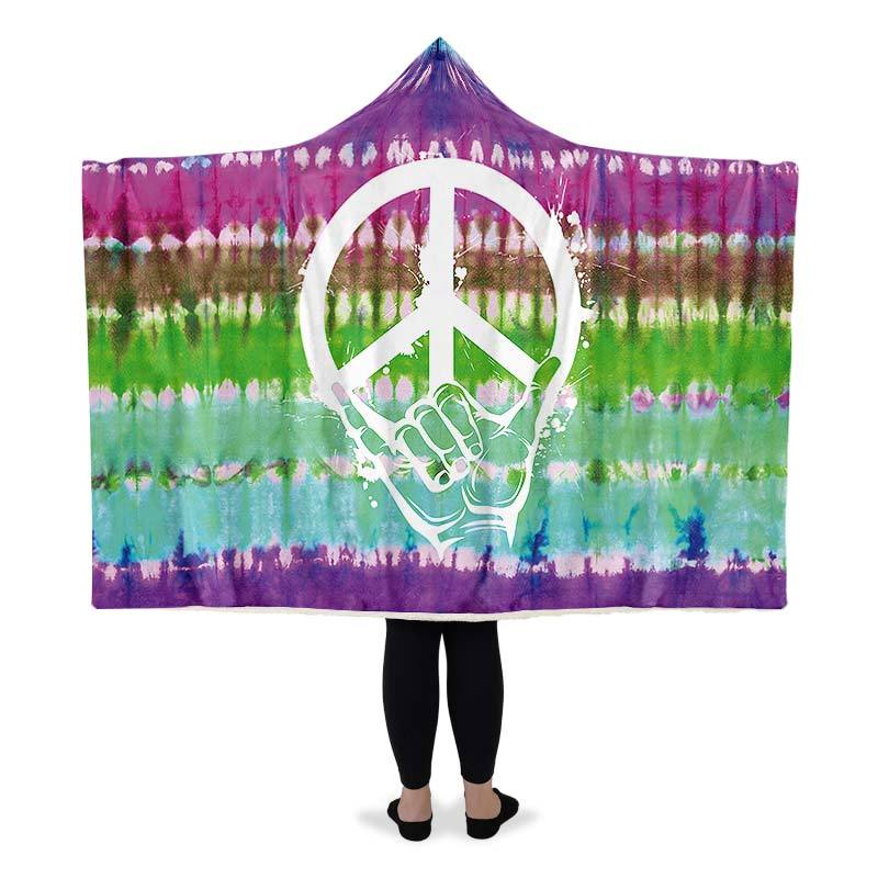 Tiedye Shaka Peace Violet