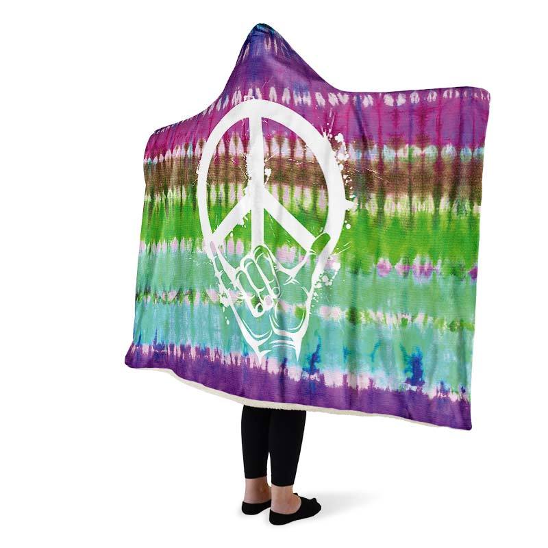 Tiedye Shaka Peace Violet