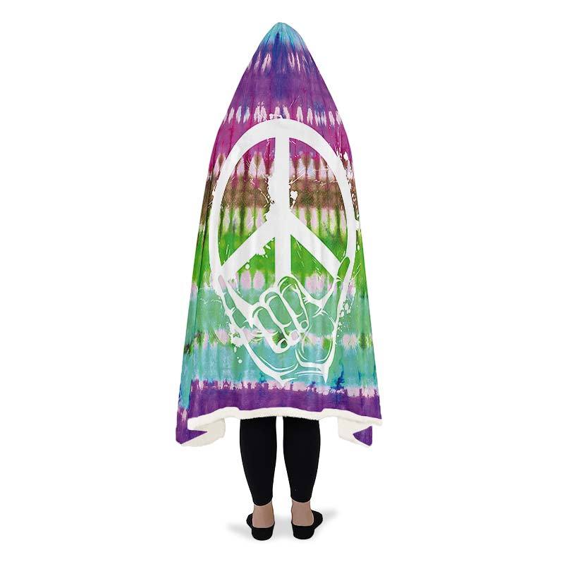 Tiedye Shaka Peace Violet