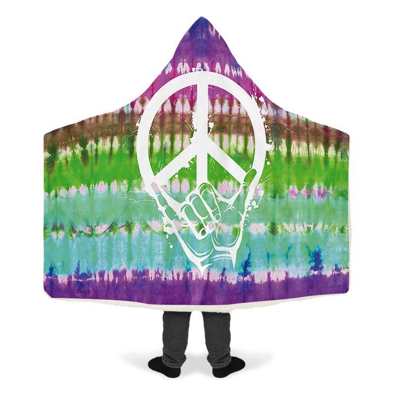 Tiedye Shaka Peace Violet