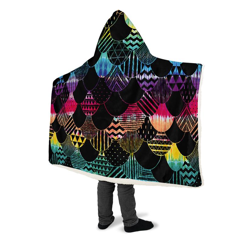 Colorful Dye Mosaic Art