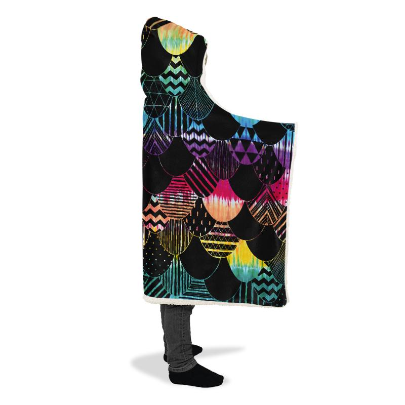 Colorful Dye Mosaic Art