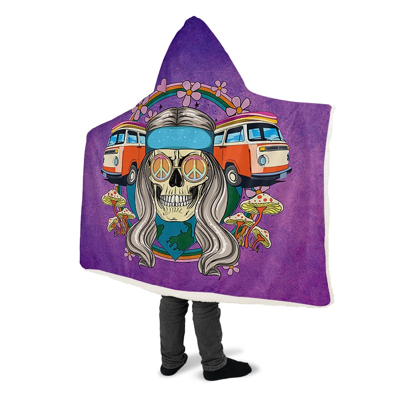 Hippie Skull Purple