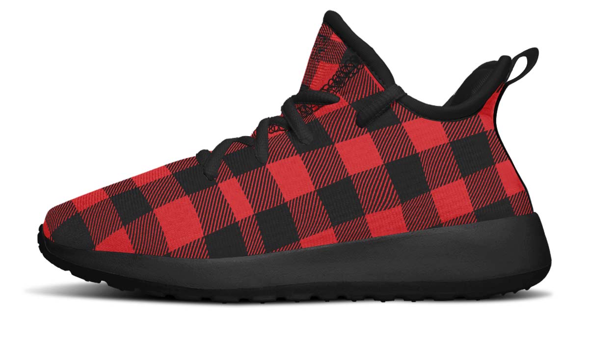 Checkered Black And Red