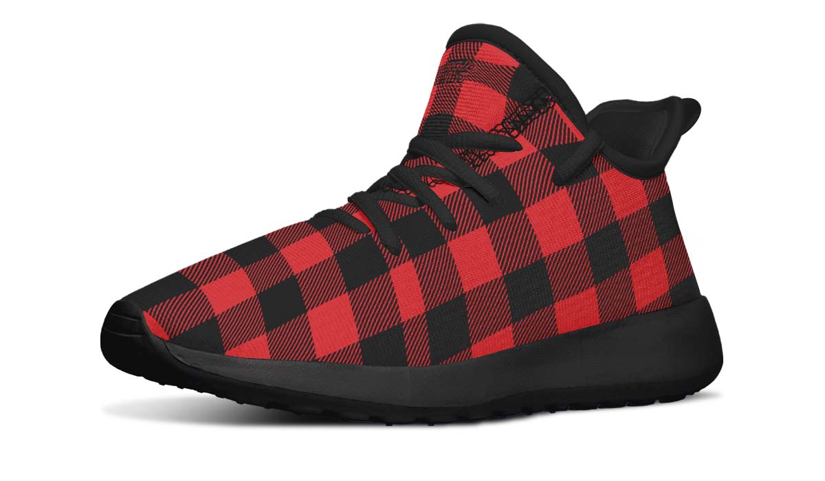 Checkered Black And Red