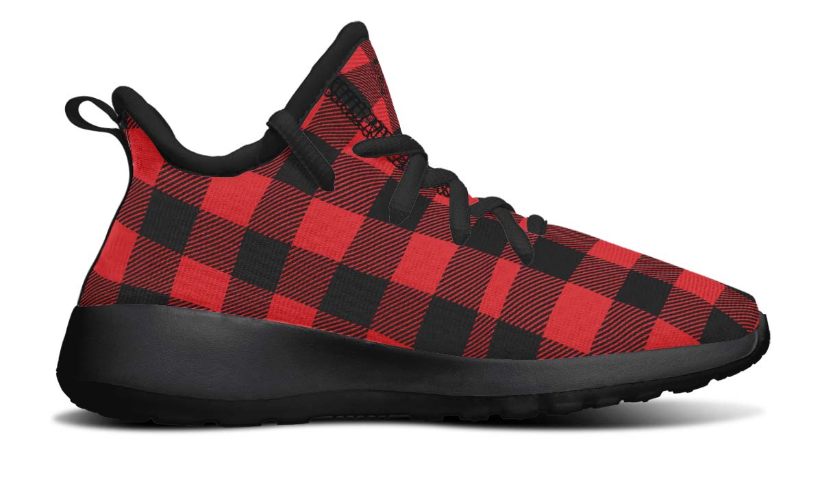 Checkered Black And Red