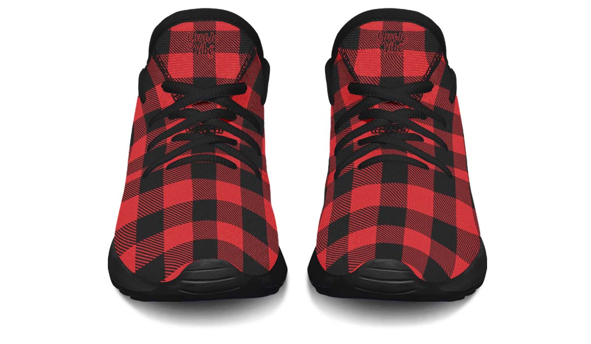 Checkered Black And Red