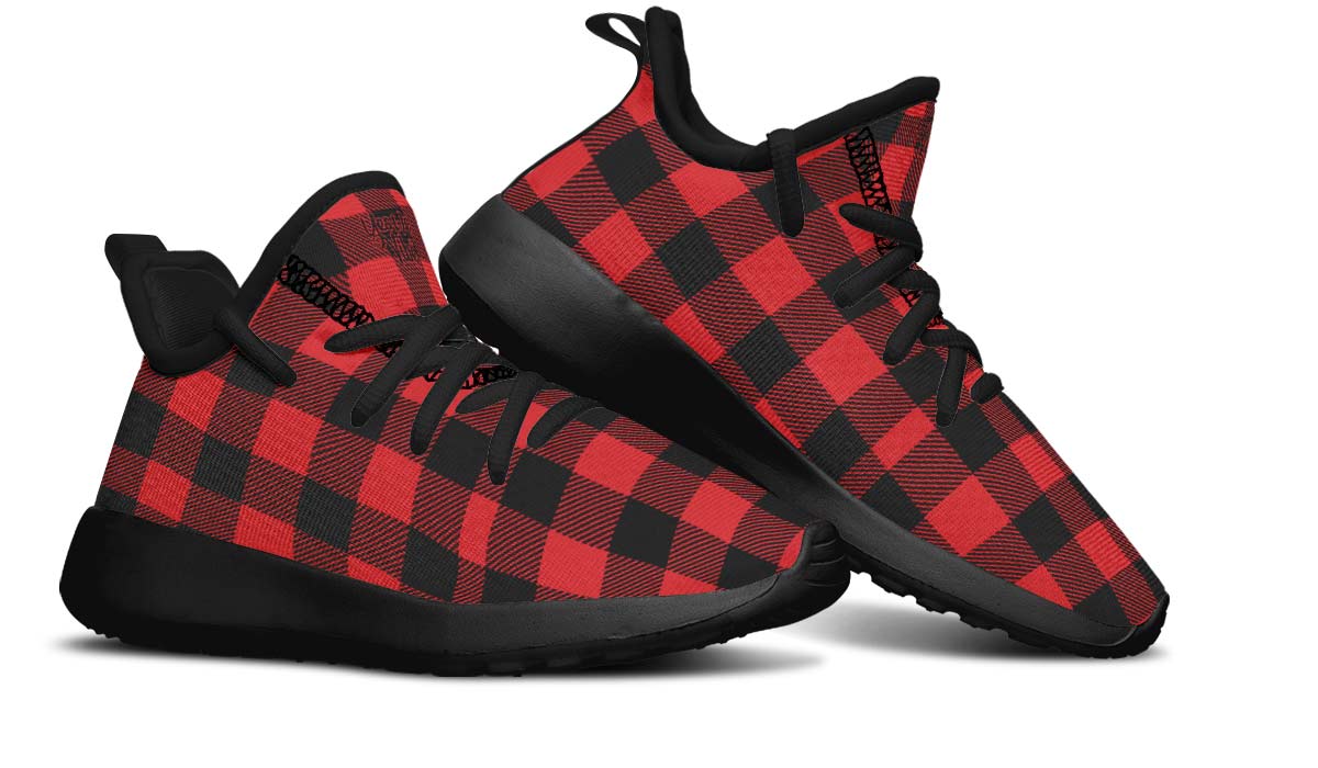 Checkered Black And Red