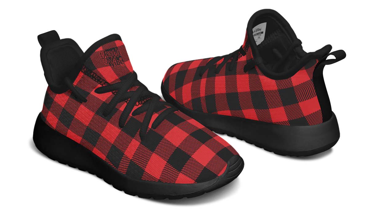 Checkered Black And Red