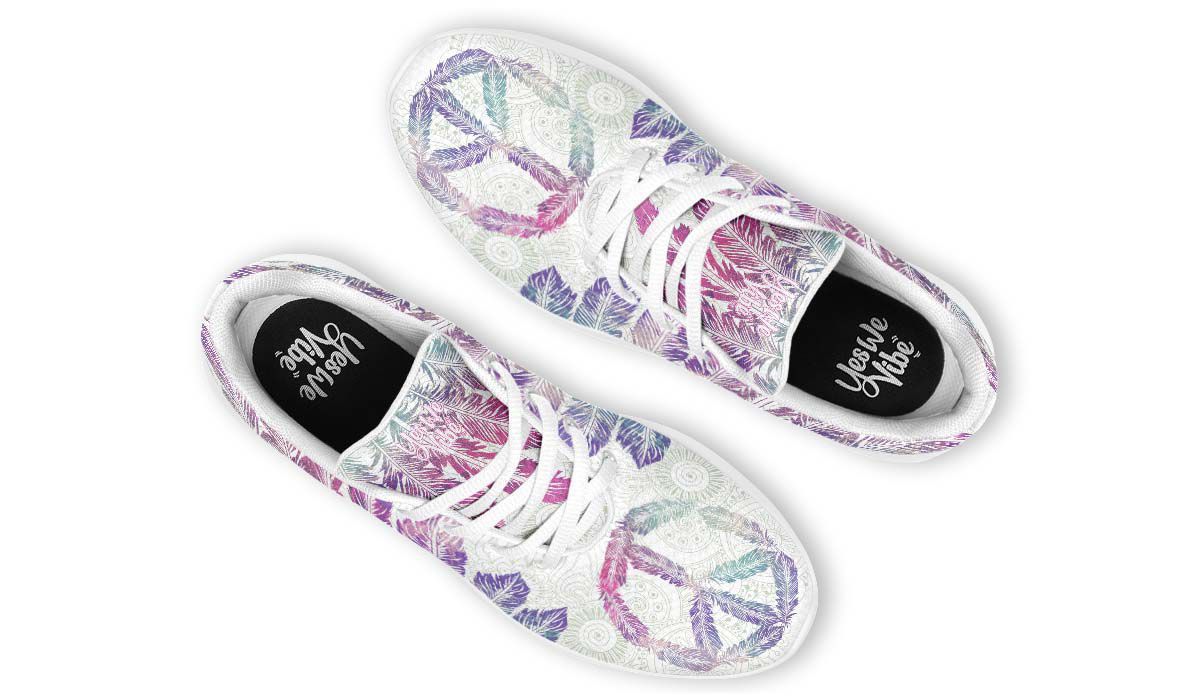 Colorful Feather Purple