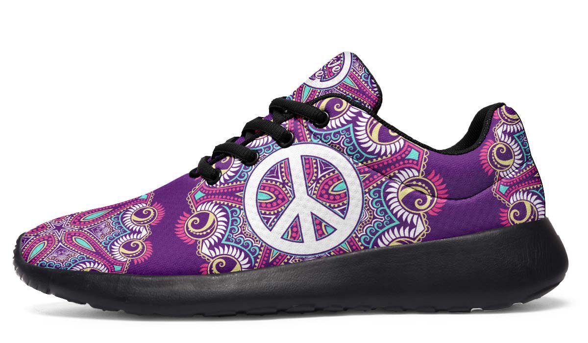 Purple Peace In Patterns