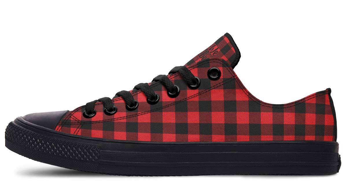 Checkered Black And Red