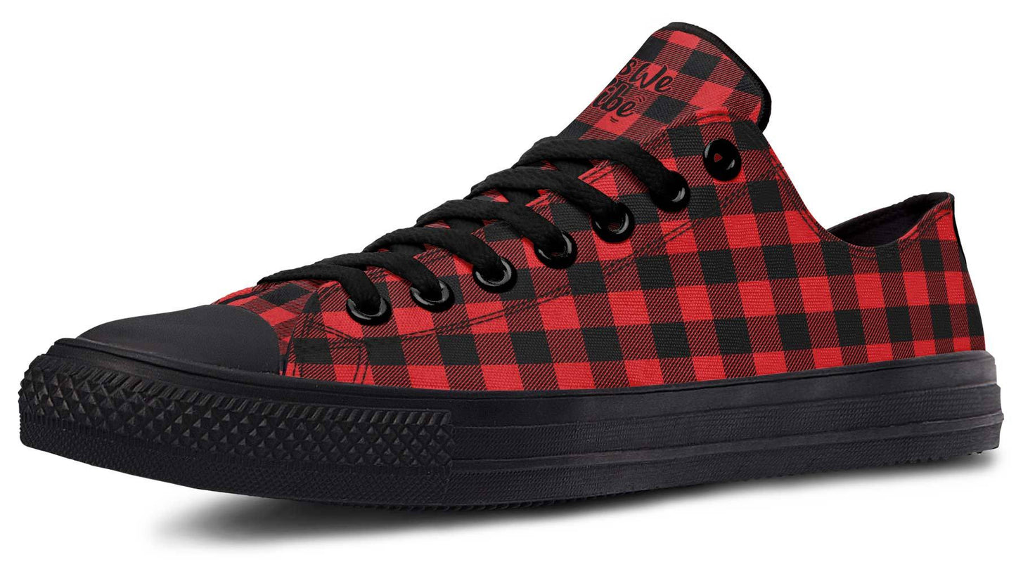 Checkered Black And Red