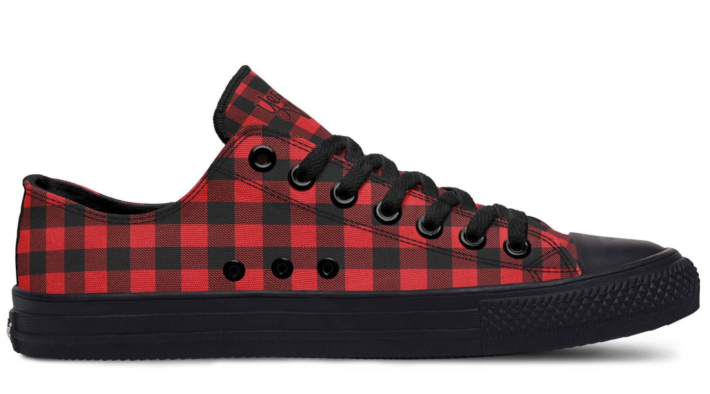 Checkered Black And Red