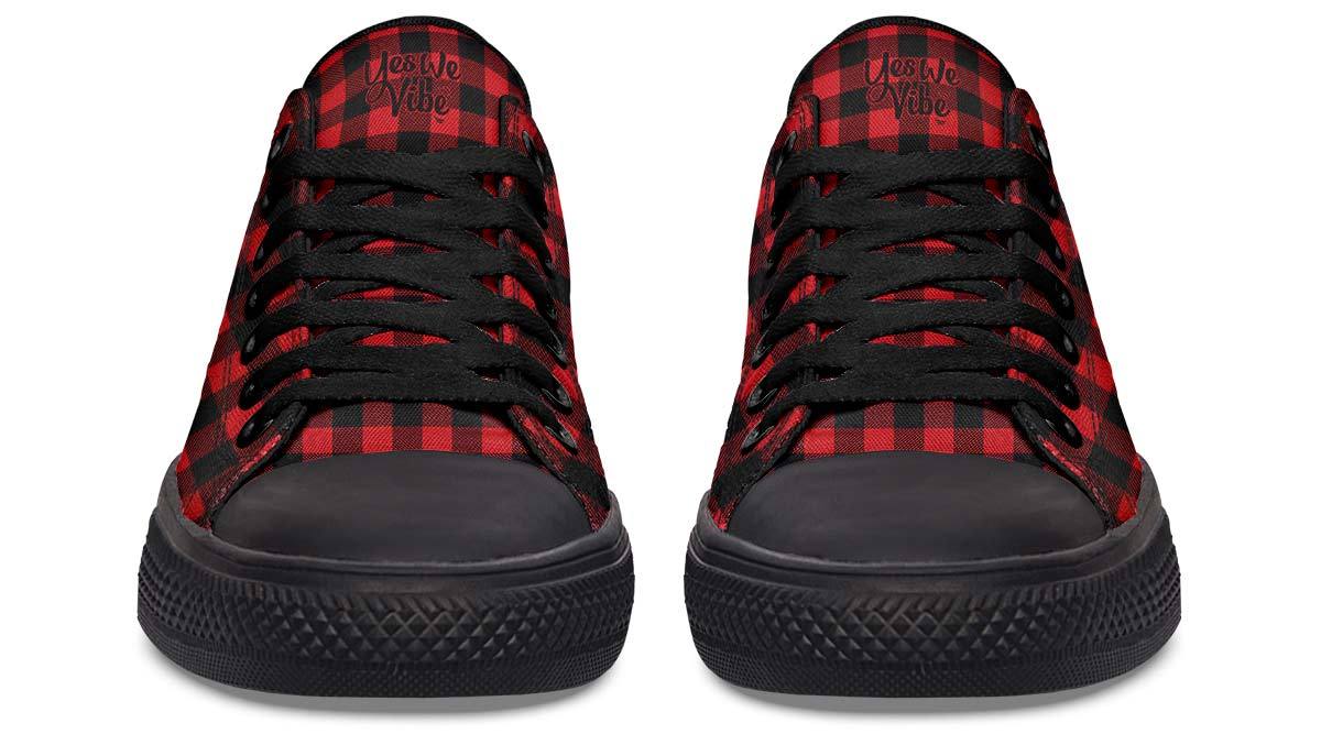 Checkered Black And Red