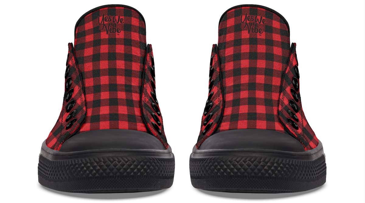 Checkered Black And Red