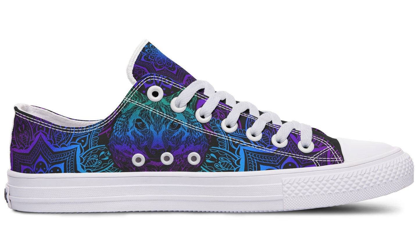 Colorful Wolf Mandala