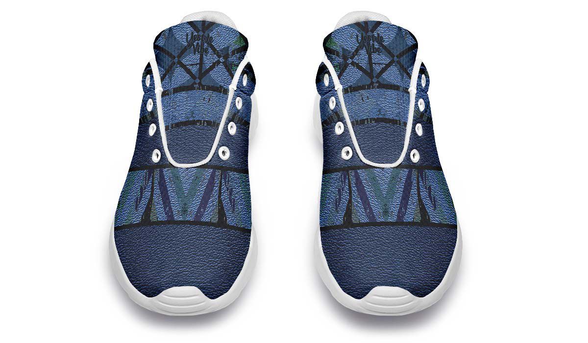 Retro Bohemian Navy Leather