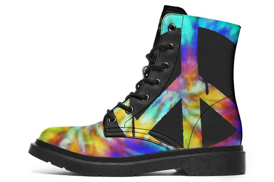 Peaceful Tie Dye Black